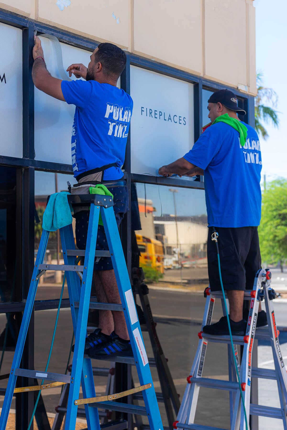 Large-format storefront vinyl and window graphics installed on a Parker, Colorado retail storefront